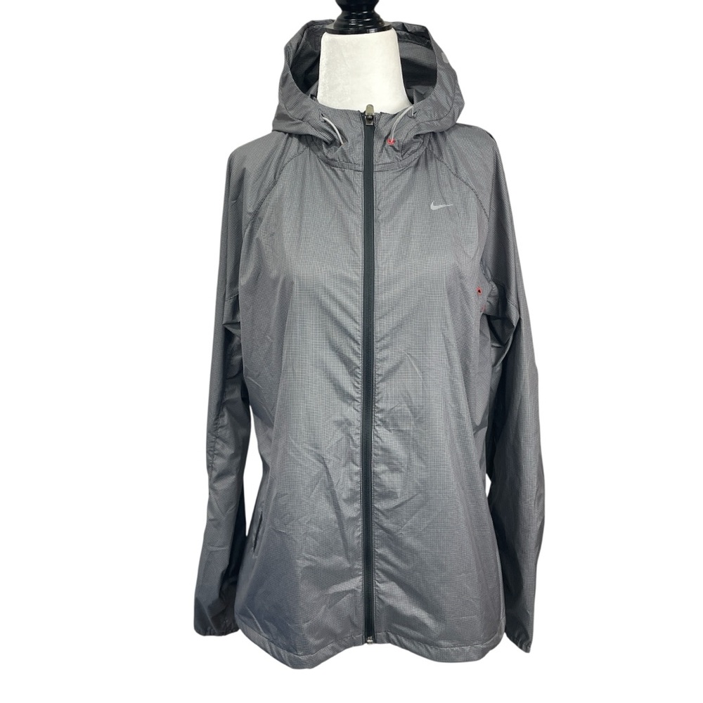 Nike Running Womens Hooded Lightweight Running Jacket Size Large